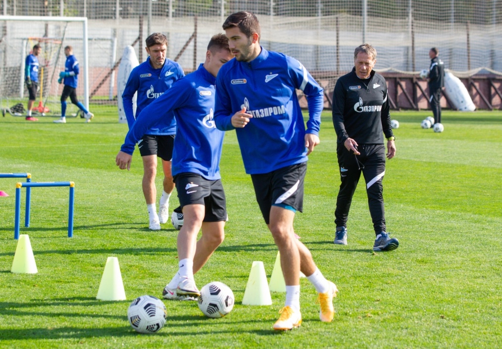 «Зенит» продолжает подготовку к матчу с «Уфой»