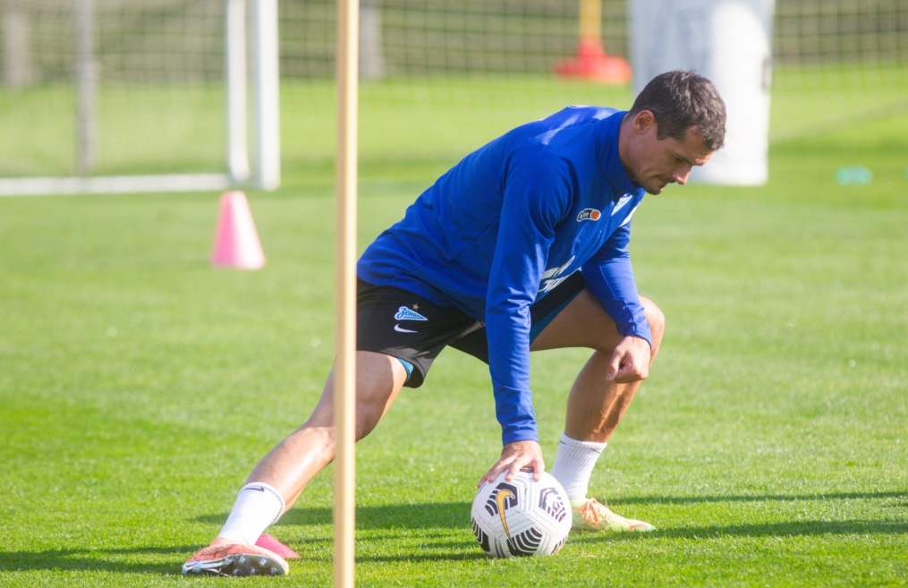 «Зенит» продолжает подготовку к матчу с «Уфой»