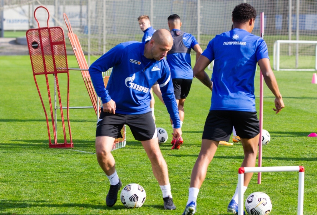 «Зенит» продолжает подготовку к матчу с «Уфой»