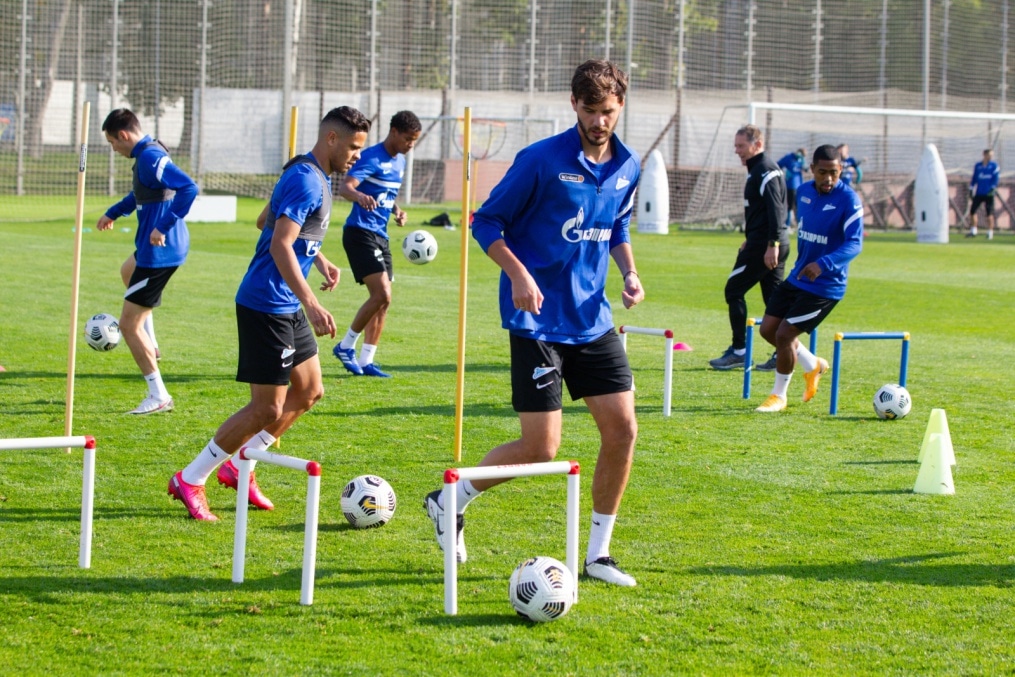 «Зенит» продолжает подготовку к матчу с «Уфой»