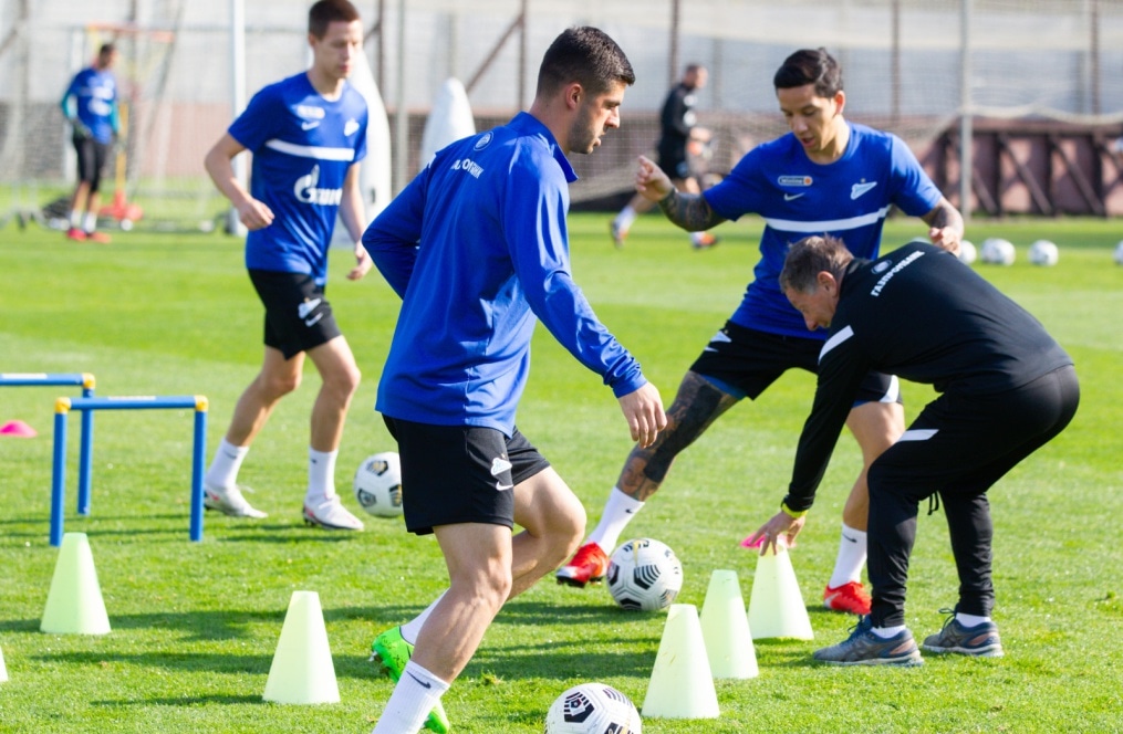 «Зенит» продолжает подготовку к матчу с «Уфой»