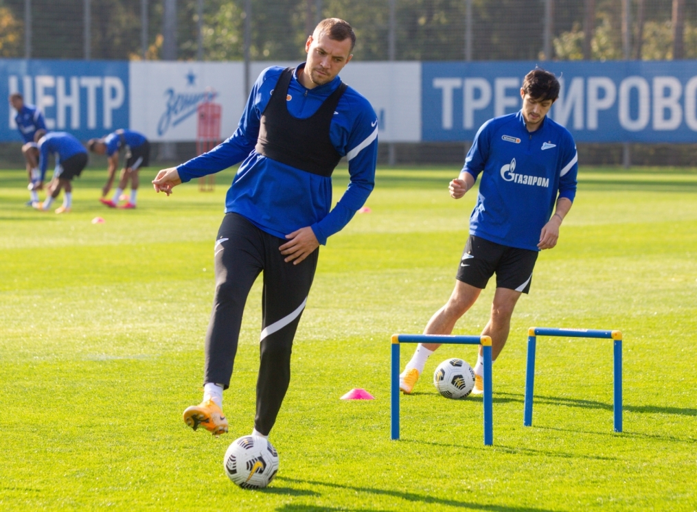 «Зенит» продолжает подготовку к матчу с «Уфой»