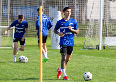 «Зенит» продолжает подготовку к матчу с «Уфой»