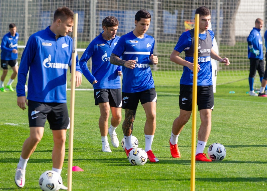 «Зенит» продолжает подготовку к матчу с «Уфой»