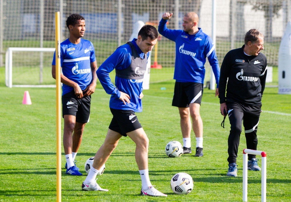 «Зенит» продолжает подготовку к матчу с «Уфой»