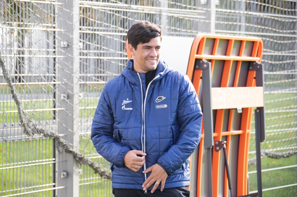 Тренировка «Зенита» перед матчем со «Спартаком»