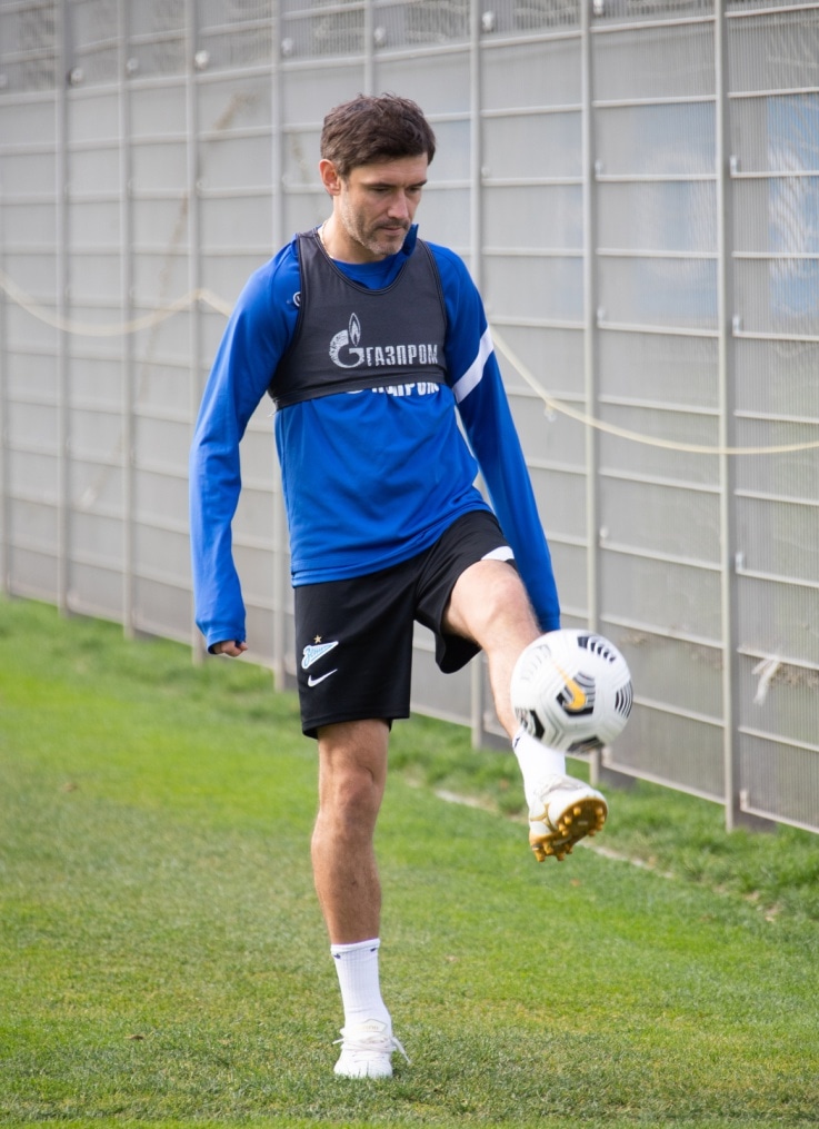 Тренировка «Зенита» перед матчем со «Спартаком»