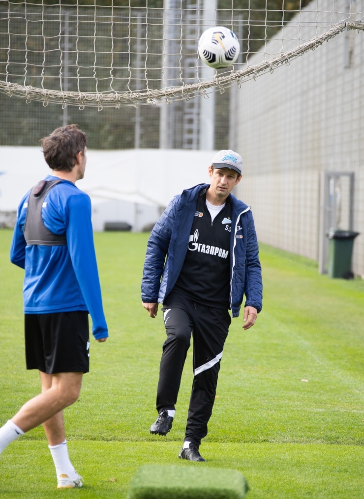 Тренировка «Зенита» перед матчем со «Спартаком»