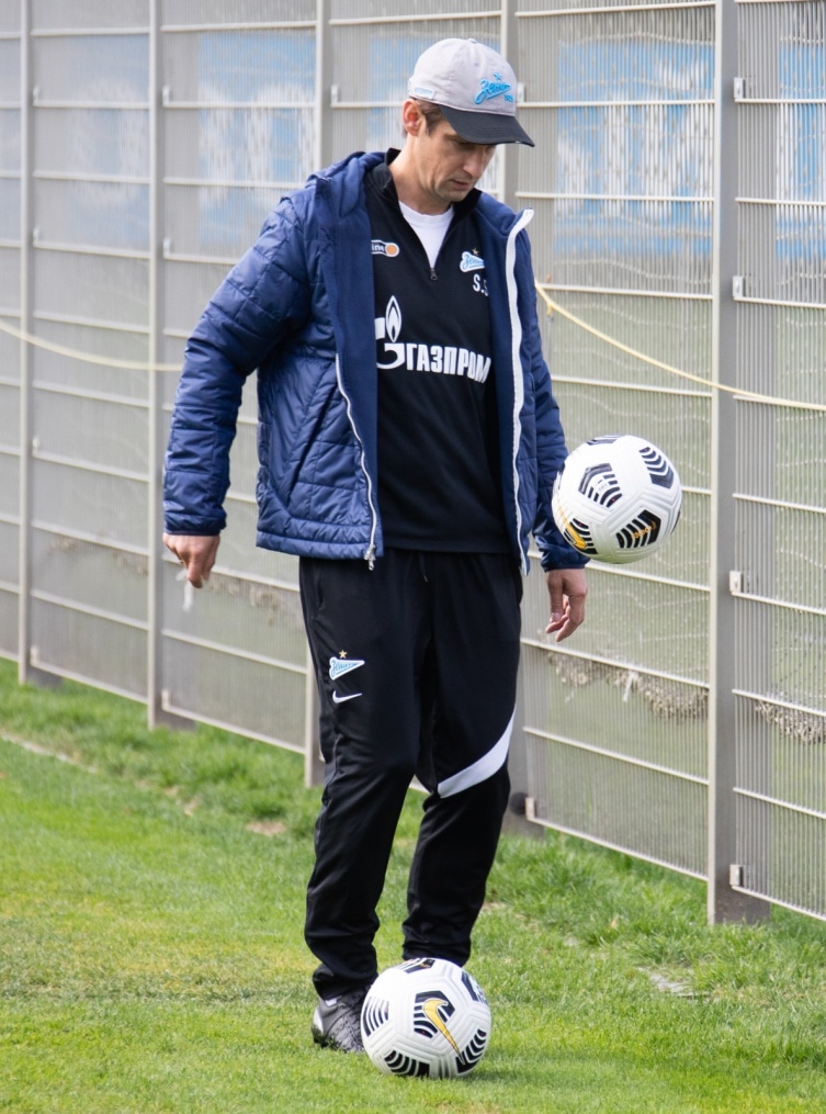 Тренировка «Зенита» перед матчем со «Спартаком»