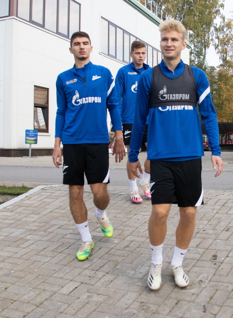 Тренировка «Зенита» перед матчем со «Спартаком»