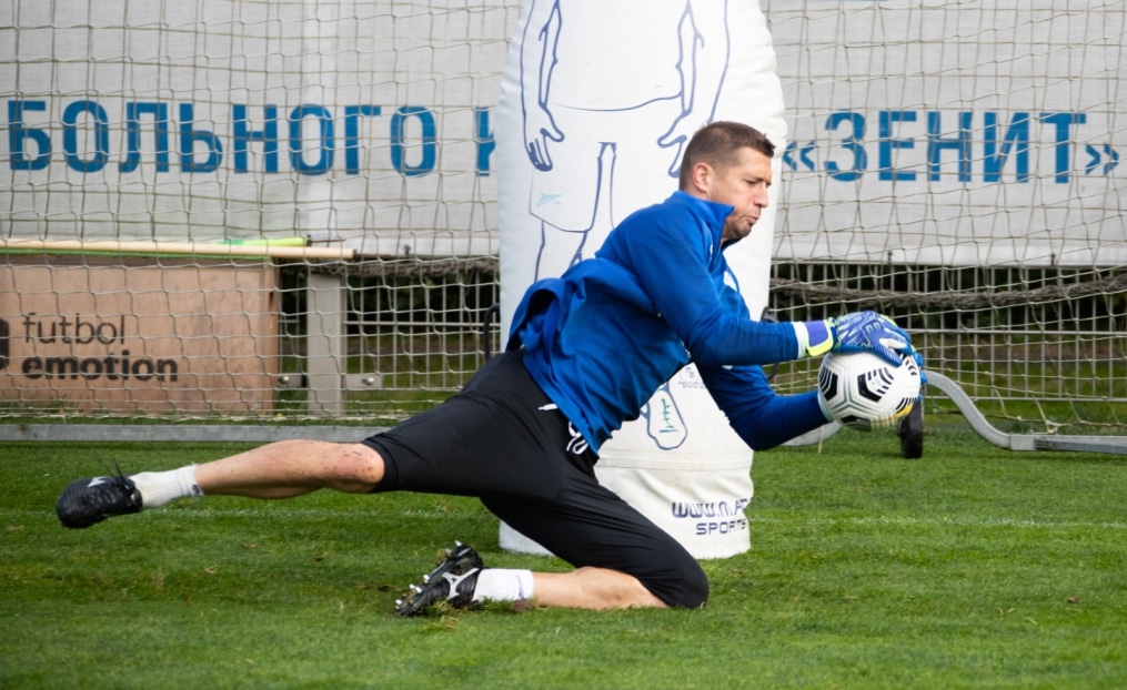 Тренировка «Зенита» перед матчем со «Спартаком»