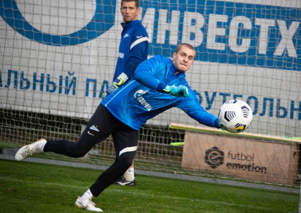 Тренировка «Зенита» перед матчем со «Спартаком»