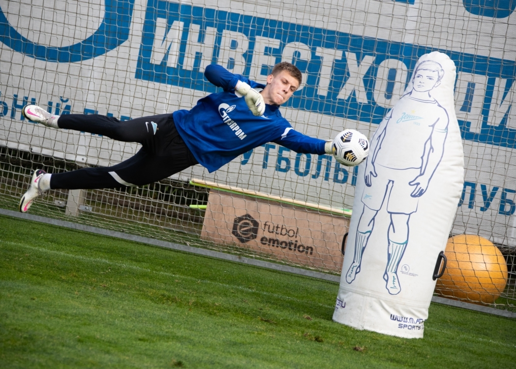 Тренировка «Зенита» перед матчем со «Спартаком»