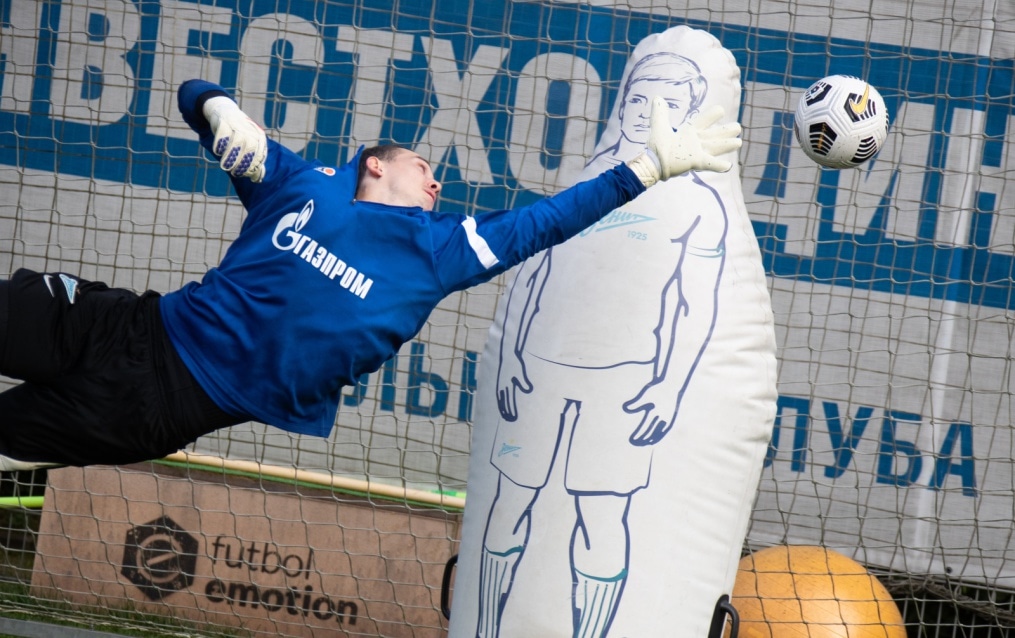 Тренировка «Зенита» перед матчем со «Спартаком»