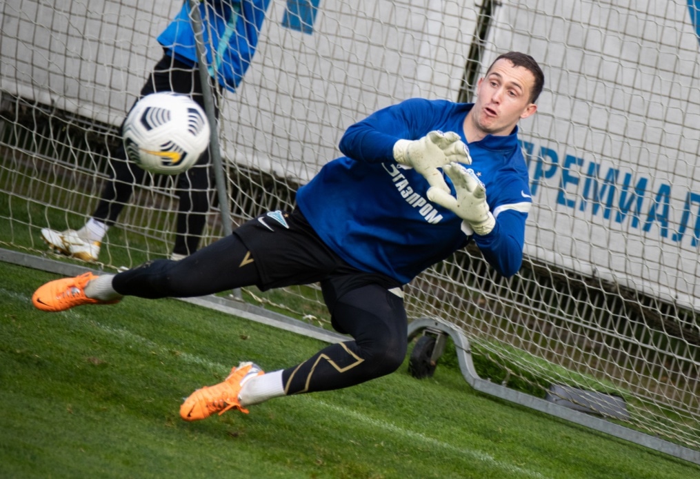 Тренировка «Зенита» перед матчем со «Спартаком»