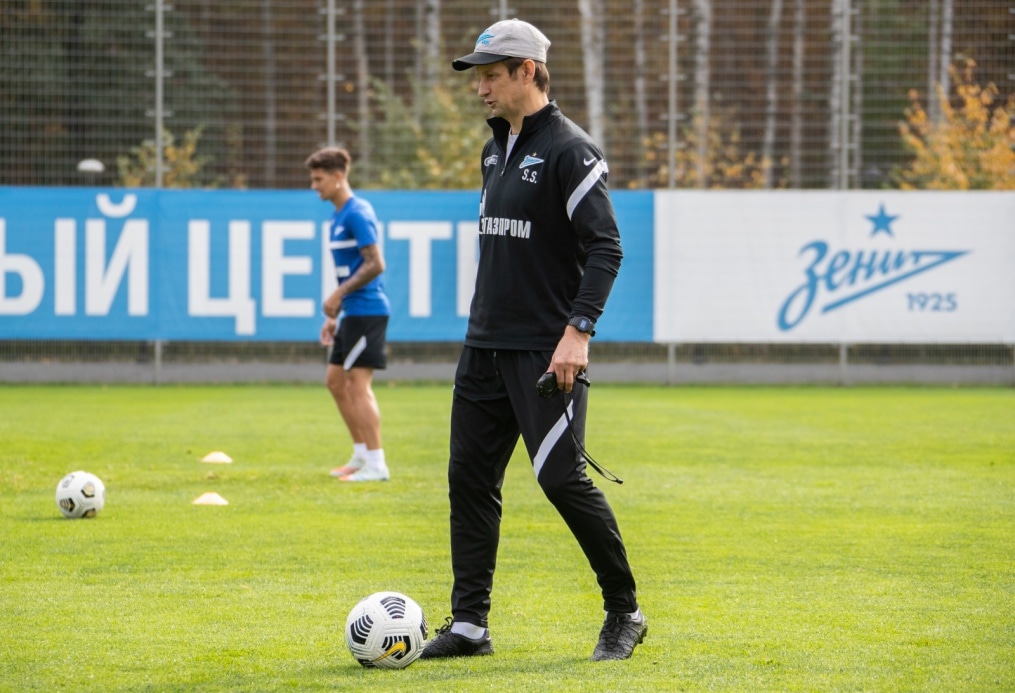 Тренировка «Зенита» перед матчем со «Спартаком»