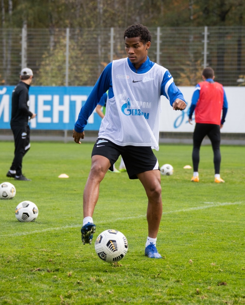 Тренировка «Зенита» перед матчем со «Спартаком»