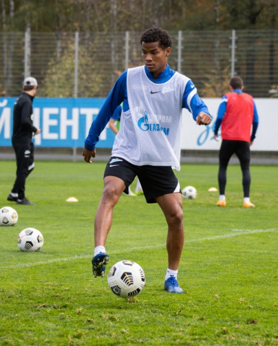 Тренировка «Зенита» перед матчем со «Спартаком»