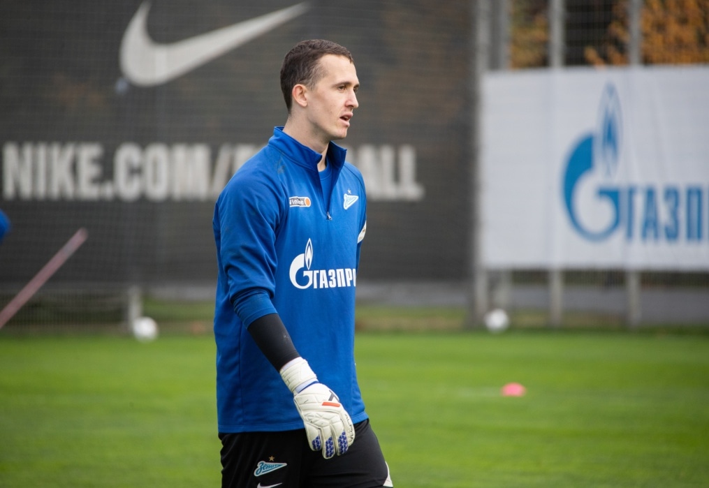 Тренировка «Зенита» перед матчем со «Спартаком»