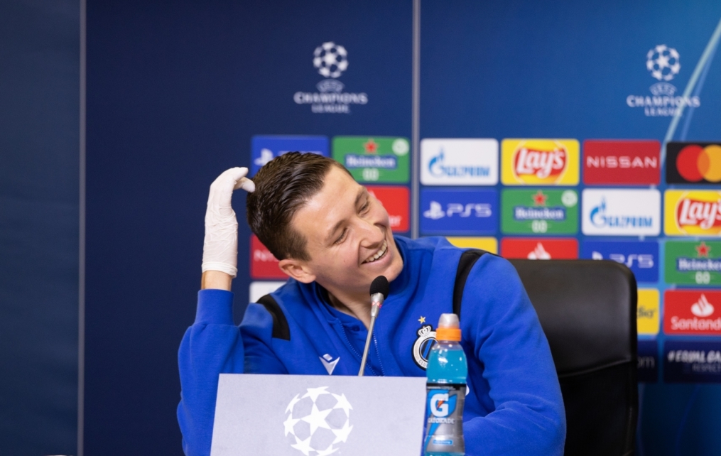 Пресс-конференция «Брюгге» перед матчем с «Зенитом»