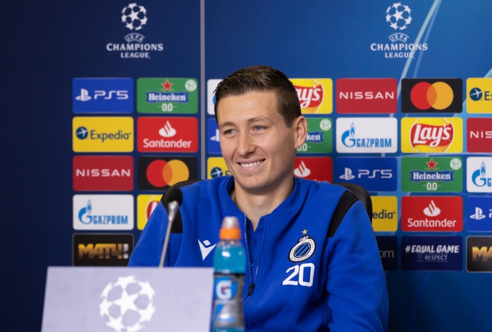 Пресс-конференция «Брюгге» перед матчем с «Зенитом»