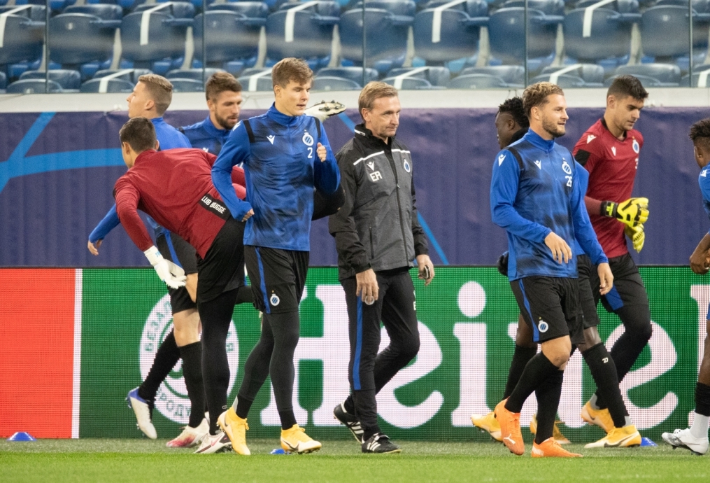 Открытая тренировка «Брюгге» перед матчем с «Зенитом»