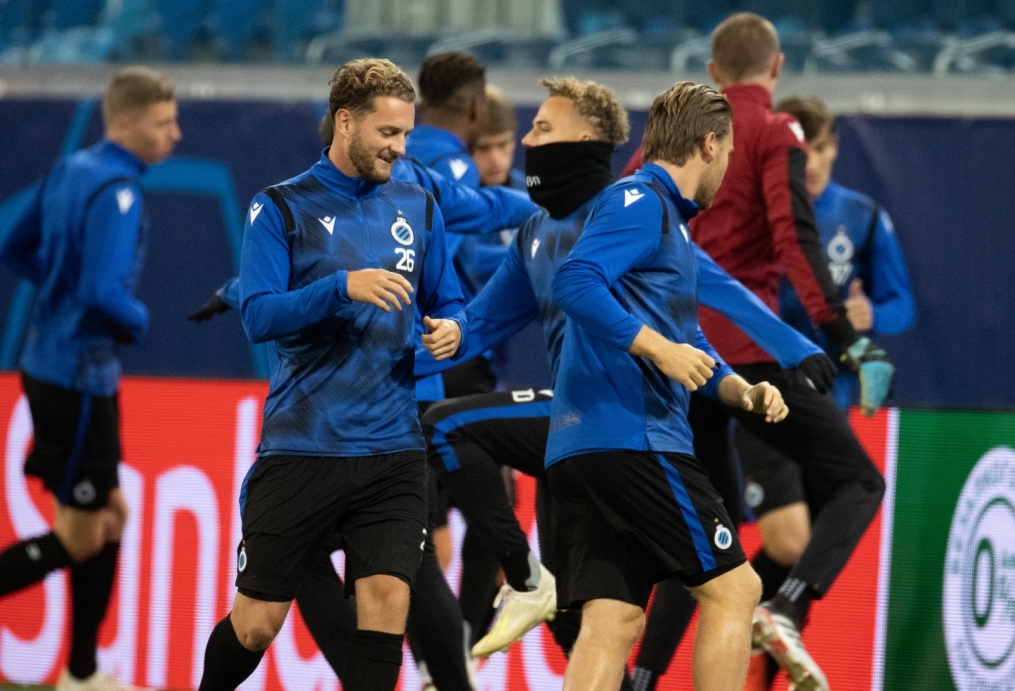 Открытая тренировка «Брюгге» перед матчем с «Зенитом»