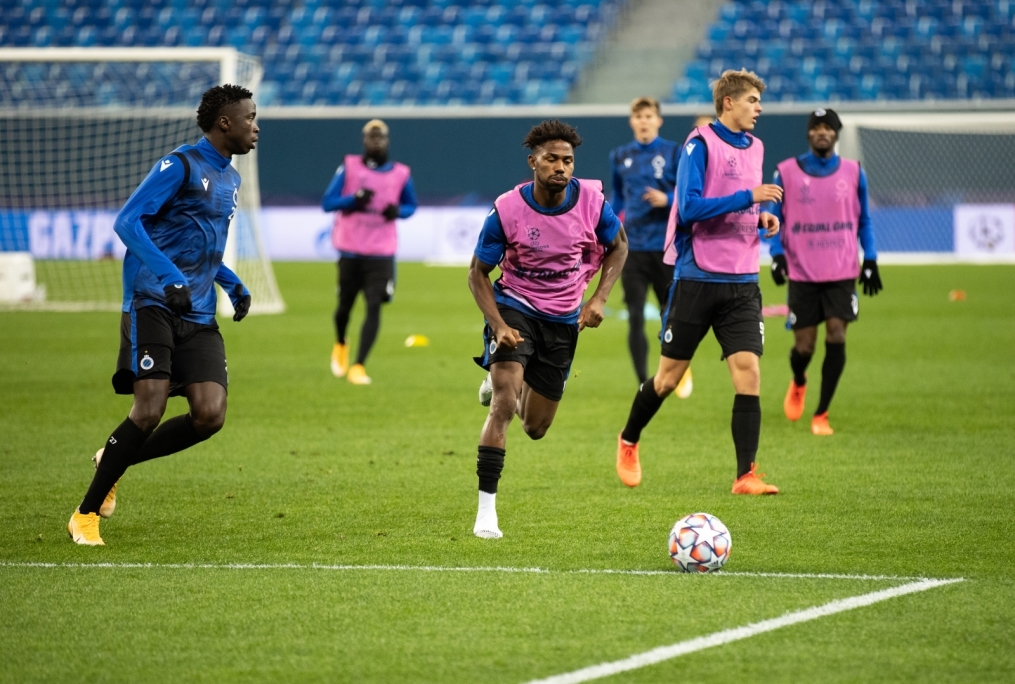 Открытая тренировка «Брюгге» перед матчем с «Зенитом»