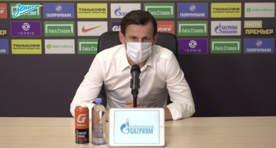  «Зенит-ТВ»: Пресс-конференция Сергея Семака после матча с «Краснодаром»