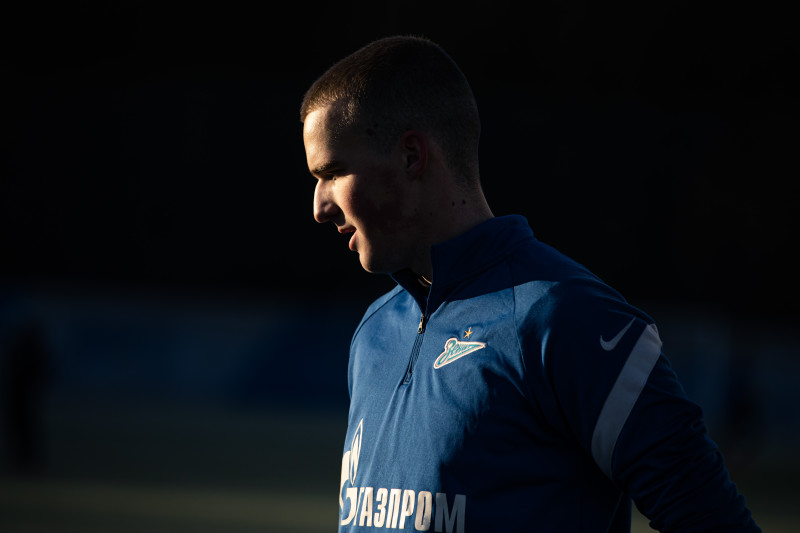 Первая зимняя тренировка «Зенита»-м