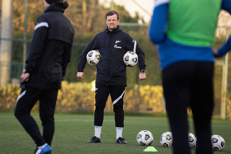 Вечерняя тренировка «Зенита»-м