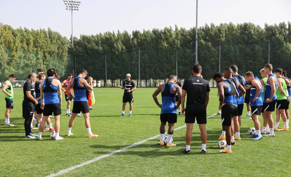 «Газпром»-тренировочные сборы «Зенита» в Дубае: 26 января, утренняя тренировка