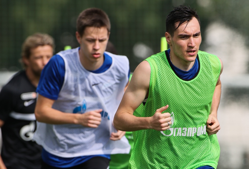 «Газпром»-тренировочные сборы «Зенита» в Дубае: 26 января, утренняя тренировка