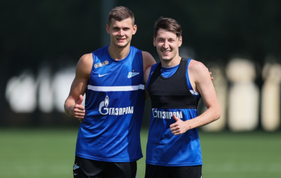 «Газпром»-тренировочные сборы «Зенита» в Дубае: 26 января, утренняя тренировка