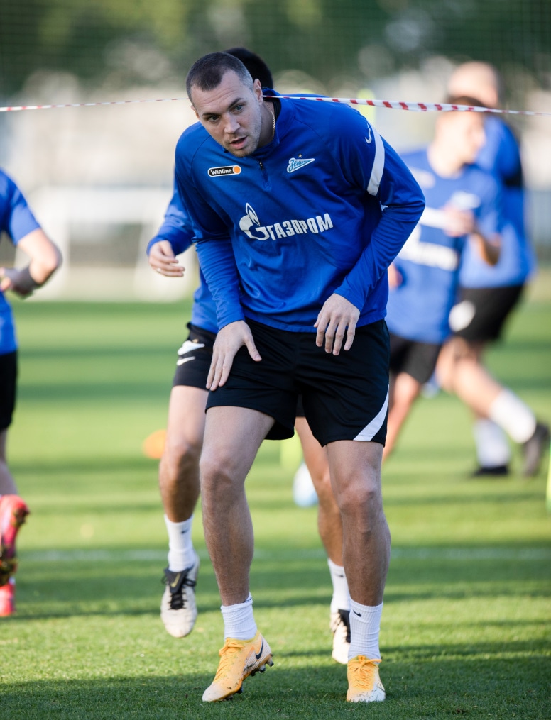 «Газпром»-тренировочные сборы «Зенита» в Дубае: 01 февраля, вечерняя тренировка