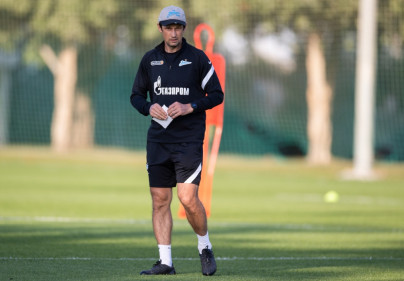 «Газпром»-тренировочные сборы «Зенита» в Дубае: 01 февраля, вечерняя тренировка
