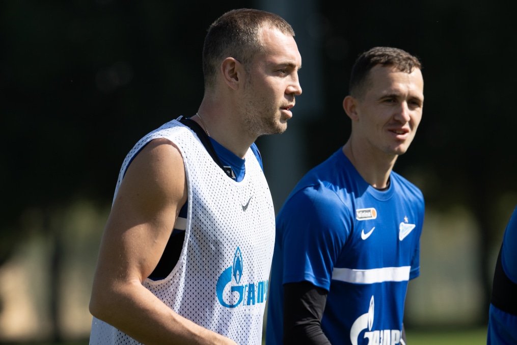 «Газпром»-тренировочные сборы «Зенита» в Дубае: 02 февраля, утренняя тренировка