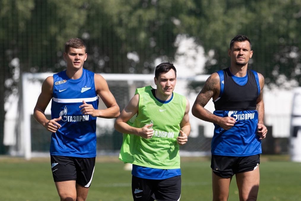 «Газпром»-тренировочные сборы «Зенита» в Дубае: 02 февраля, утренняя тренировка