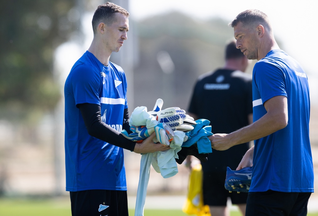 «Газпром»-тренировочные сборы «Зенита» в Дубае: 02 февраля, утренняя тренировка