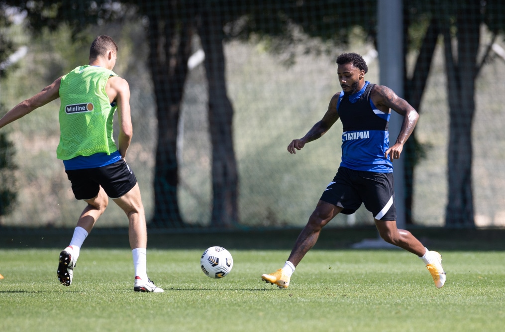 «Газпром»-тренировочные сборы «Зенита» в Дубае: 02 февраля, утренняя тренировка