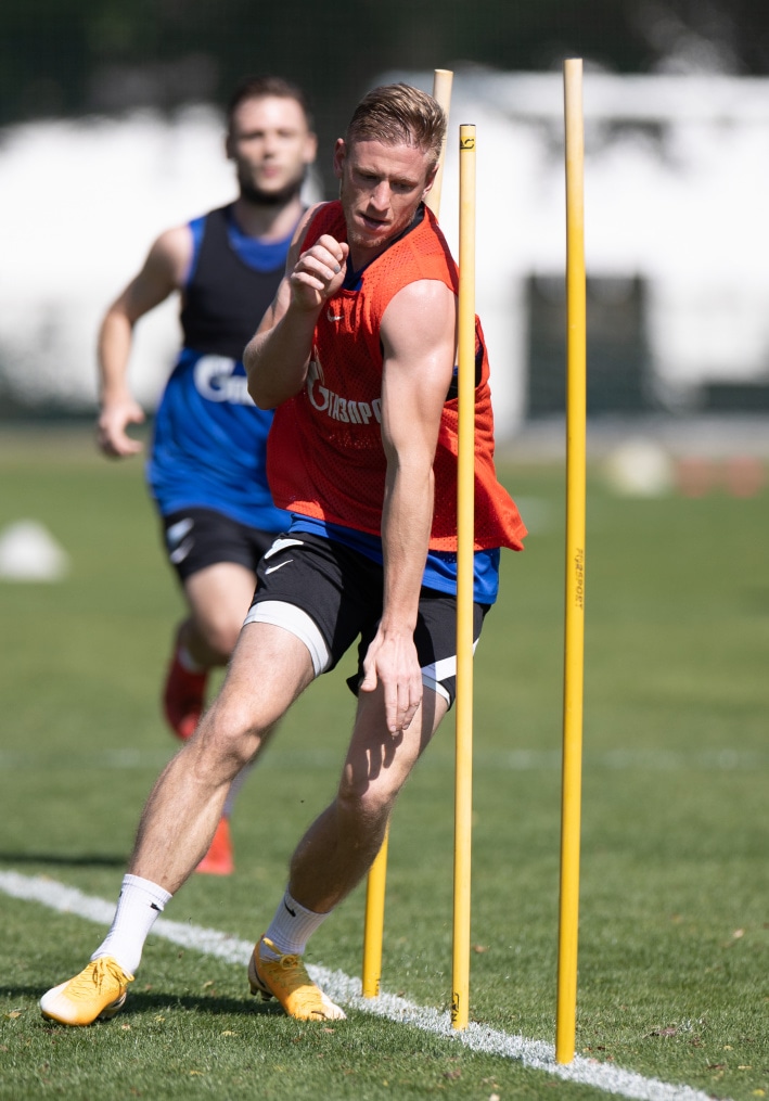 «Газпром»-тренировочные сборы «Зенита» в Дубае: 02 февраля, утренняя тренировка