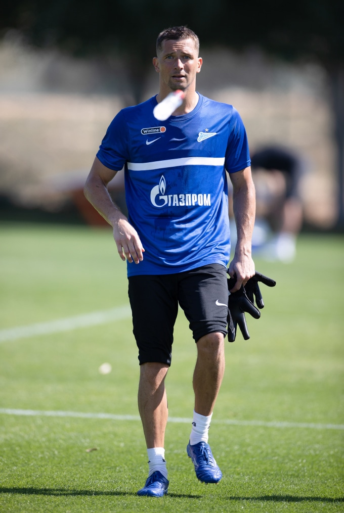 «Газпром»-тренировочные сборы «Зенита» в Дубае: 02 февраля, утренняя тренировка