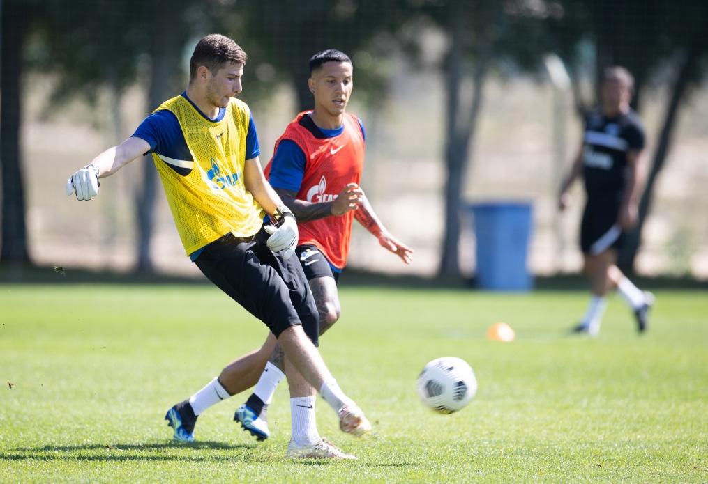 «Газпром»-тренировочные сборы «Зенита» в Дубае: 02 февраля, утренняя тренировка