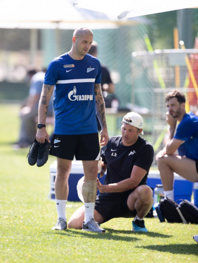 «Газпром»-тренировочные сборы «Зенита» в Дубае: 02 февраля, утренняя тренировка