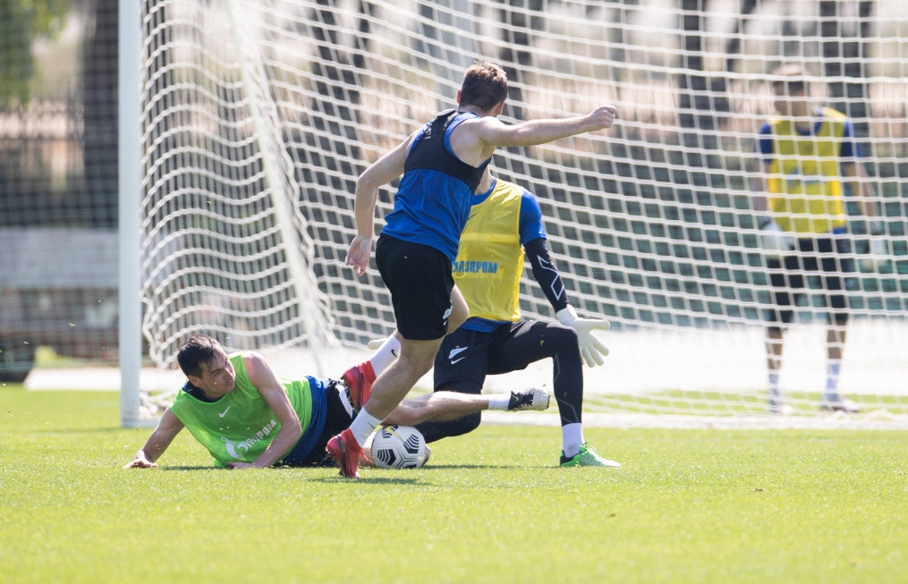 «Газпром»-тренировочные сборы «Зенита» в Дубае: 02 февраля, утренняя тренировка