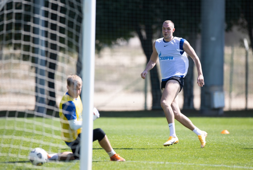 «Газпром»-тренировочные сборы «Зенита» в Дубае: 02 февраля, утренняя тренировка