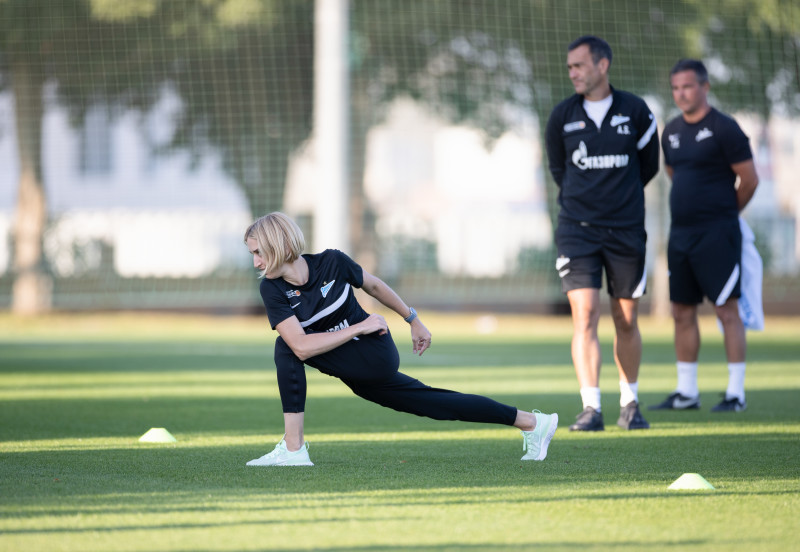 «Газпром»-тренировочные сборы «Зенита» в Дубае: 02 февраля, вечерняя тренировка