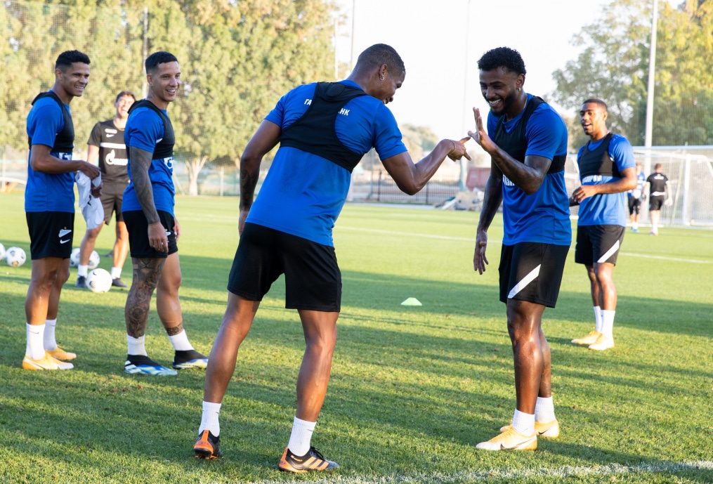 «Газпром»-тренировочные сборы «Зенита» в Дубае: 02 февраля, вечерняя тренировка