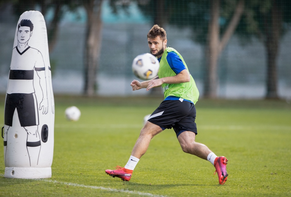 «Газпром»-тренировочные сборы «Зенита» в Дубае: 02 февраля, вечерняя тренировка