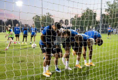 «Газпром»-тренировочные сборы «Зенита» в Дубае: 02 февраля, вечерняя тренировка